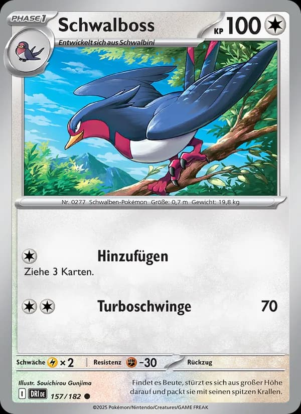 Schwalboss card in German