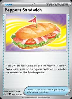 Peppers Sandwich card in German