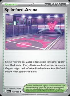 Spikeford-Arena card in German