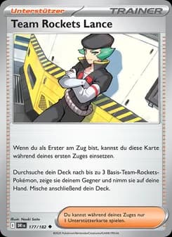 Team Rockets Lance card in German