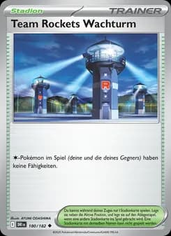 Team Rockets Wachturm card in German