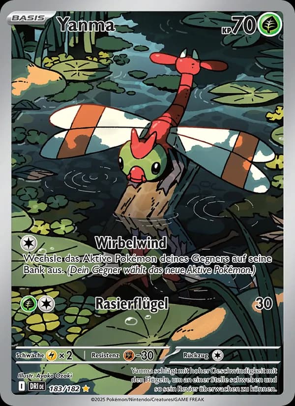 Yanma card in German