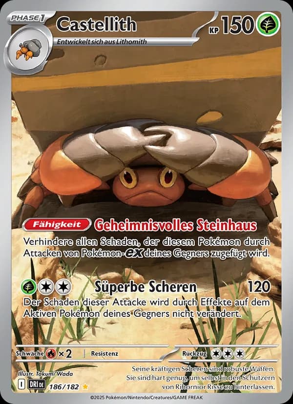 Castellith card in German