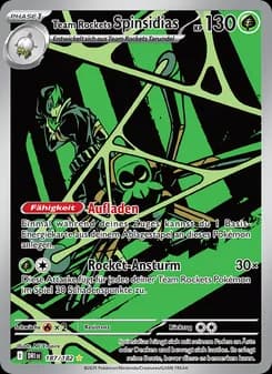 Team Rockets Spinsidias card in German
