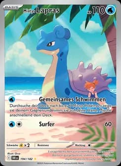 Mistys Lapras card in German