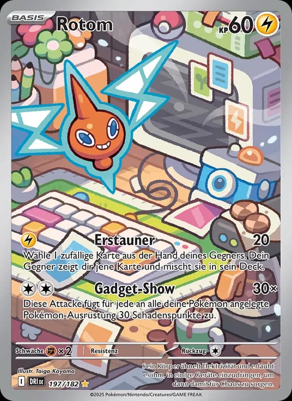 Rotom card in German