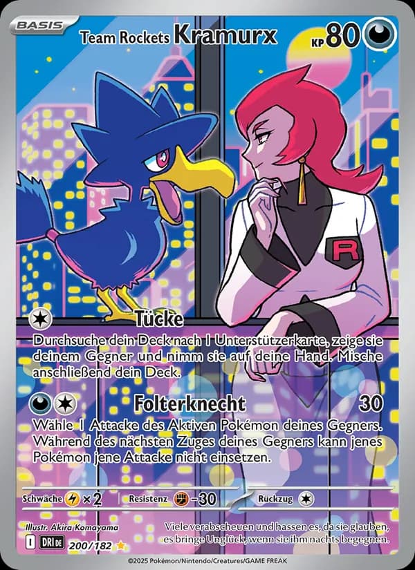 Team Rockets Kramurx card in German