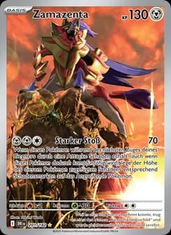 Zamazenta card in German