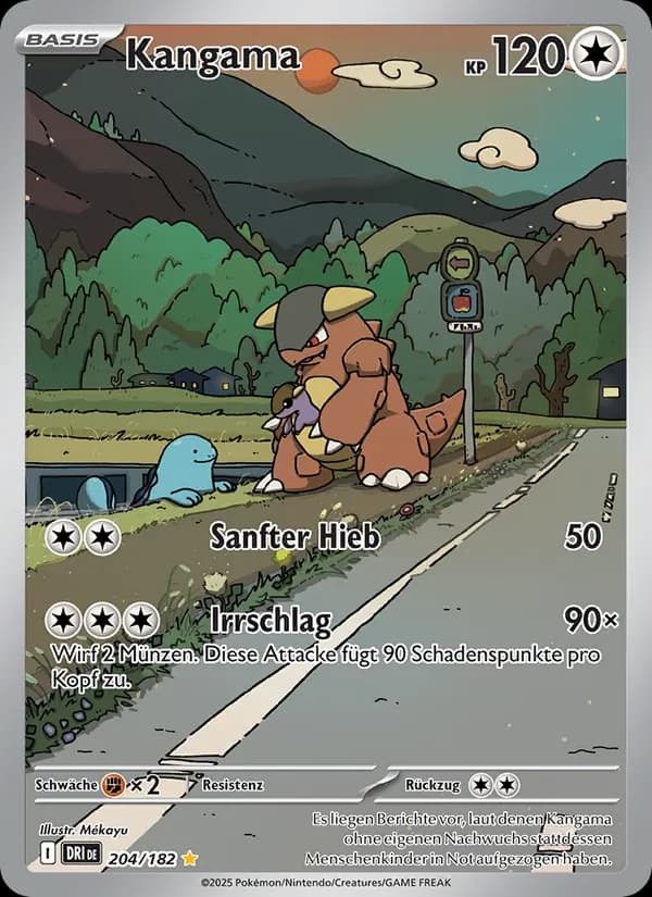 Kangama card in German