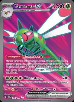 Yanmega-ex card in German