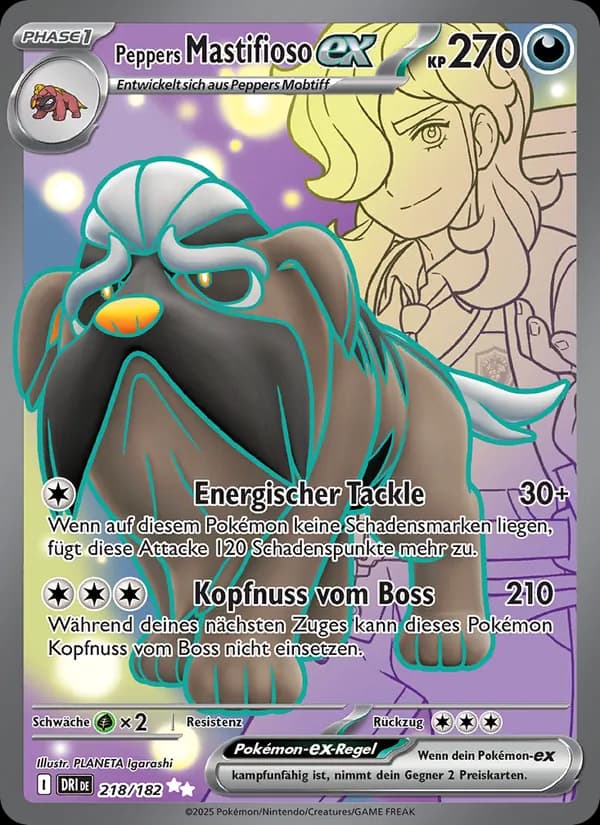 Peppers Mastifioso-ex card in German