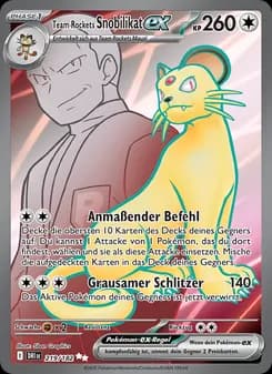 Team Rockets Snobilikat-ex card in German