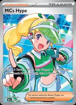 MCs Hype card in German