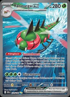 Yanmega-ex card in German