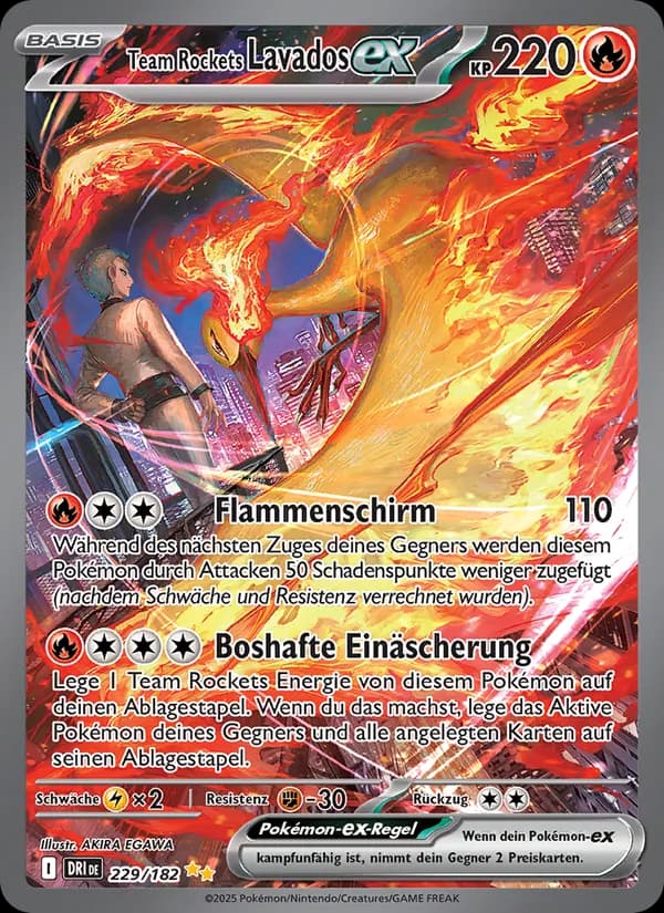 Team Rockets Lavados-ex card in German