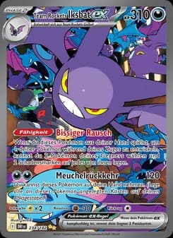 Team Rockets Iksbat-ex card in German