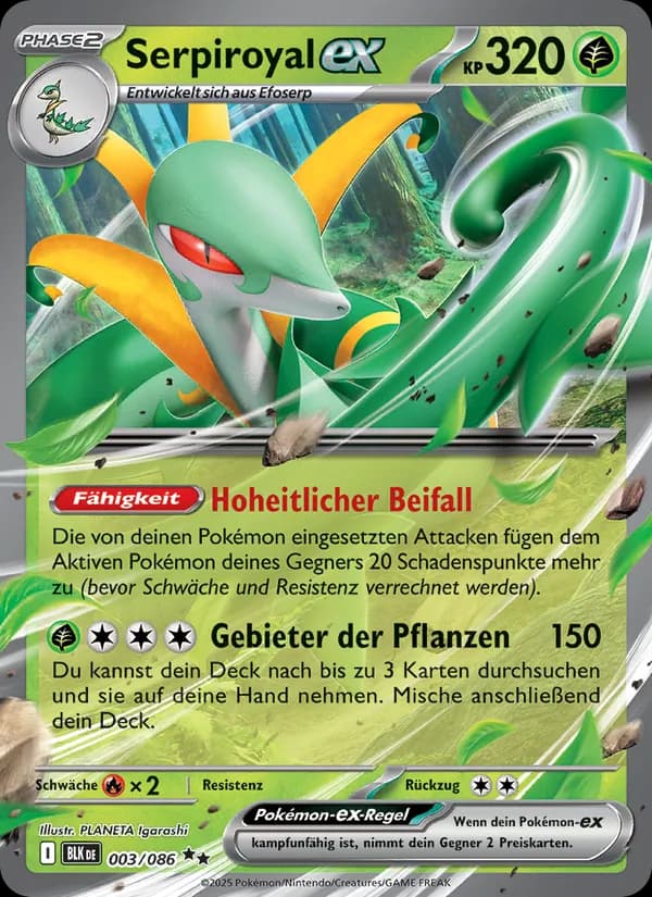 Serpiroyal-ex card in German
