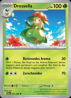 Dressella card in German