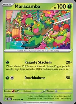 Maracamba card in German
