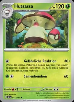 Hutsassa card in German