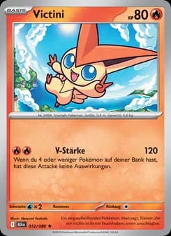 Victini card in German