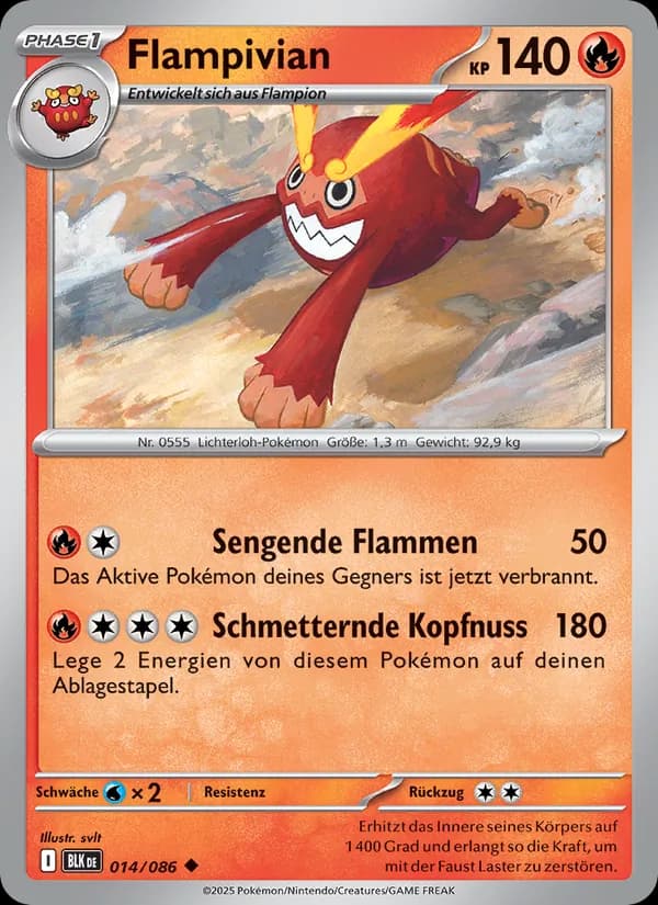 Flampivian card in German