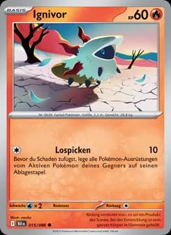 Ignivor card in German