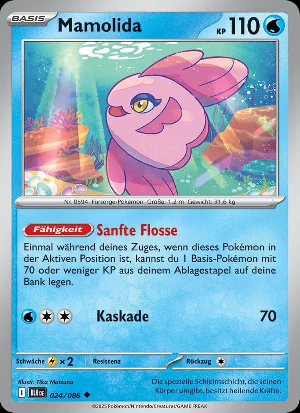 Mamolida card in German