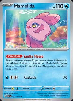 Mamolida card in German