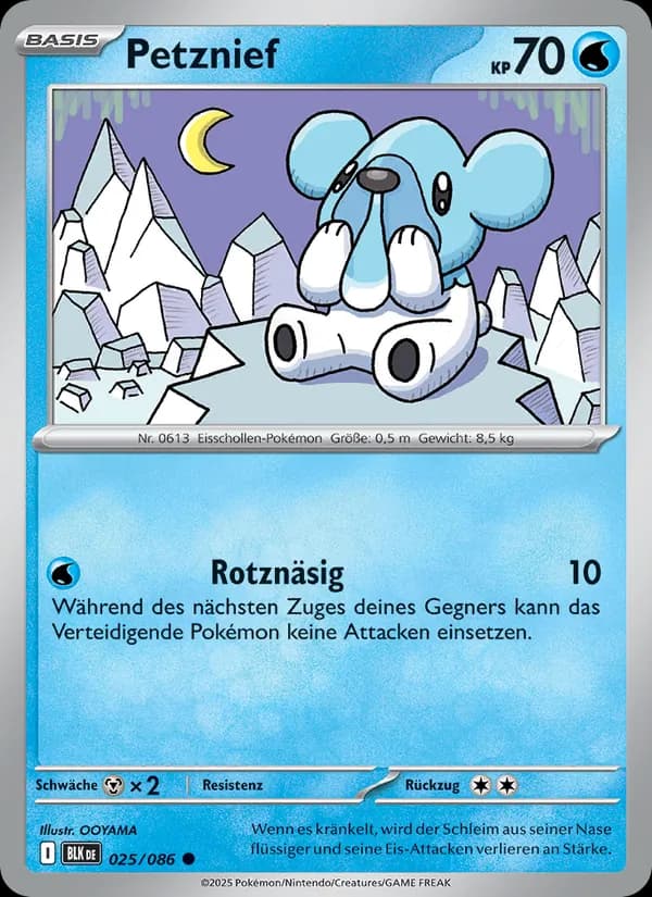 Petznief card in German