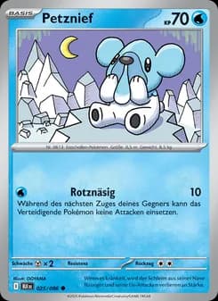 Petznief card in German