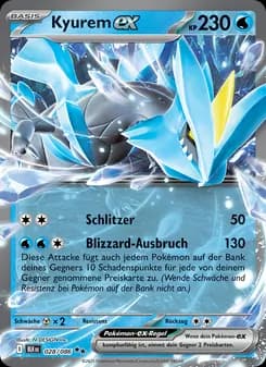 Kyurem-ex card in German