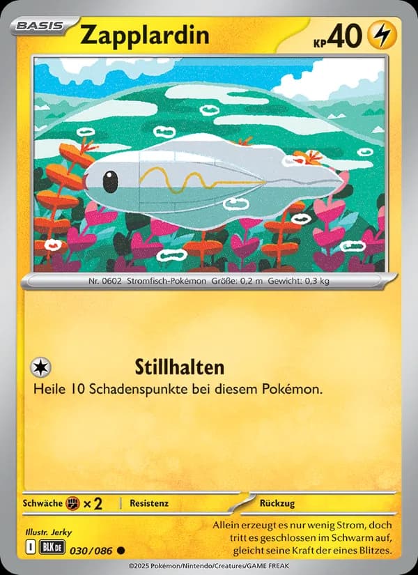 Zapplardin card in German