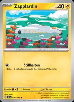 Zapplardin card in German