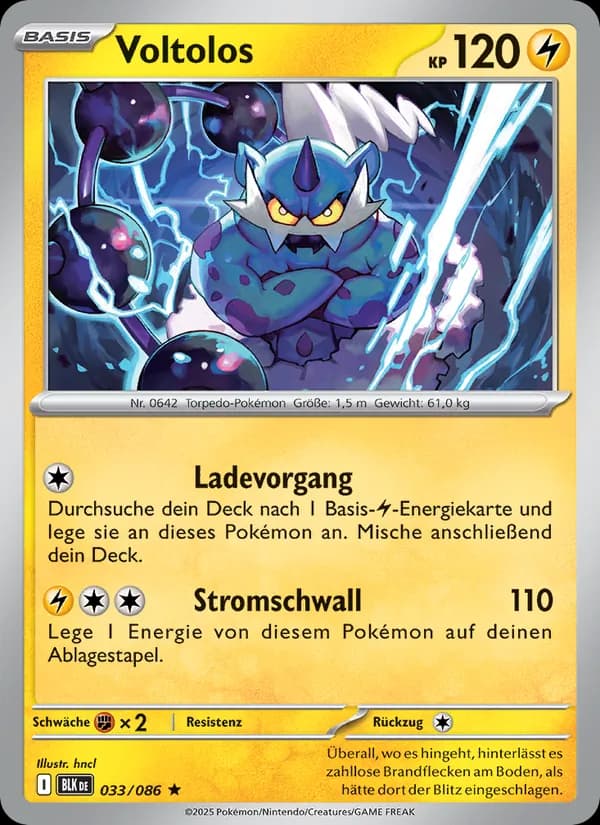 Voltolos card in German