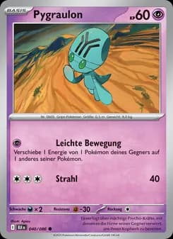 Pygraulon card in German