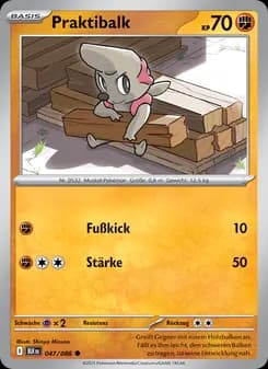Praktibalk card in German