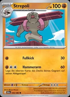 Strepoli card in German