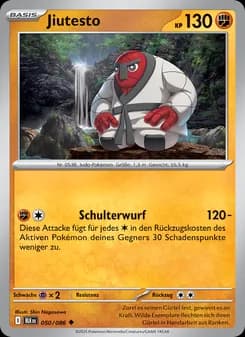 Jiutesto card in German