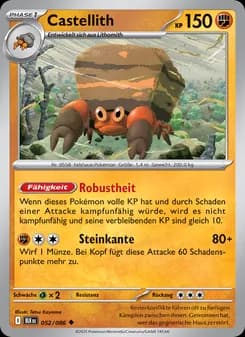 Castellith card in German