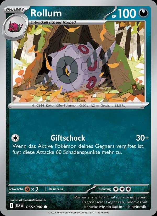 Rollum card in German