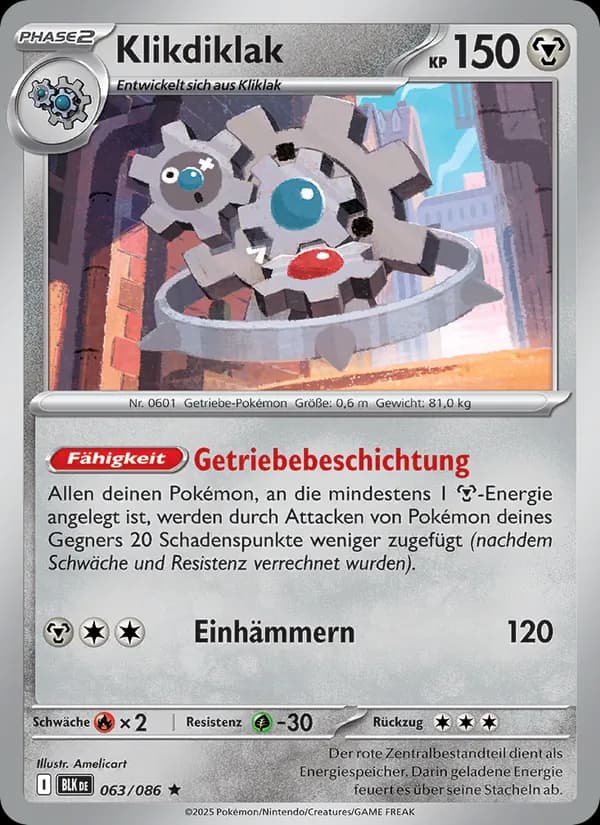 Klikdiklak card in German