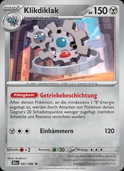 Klikdiklak card in German