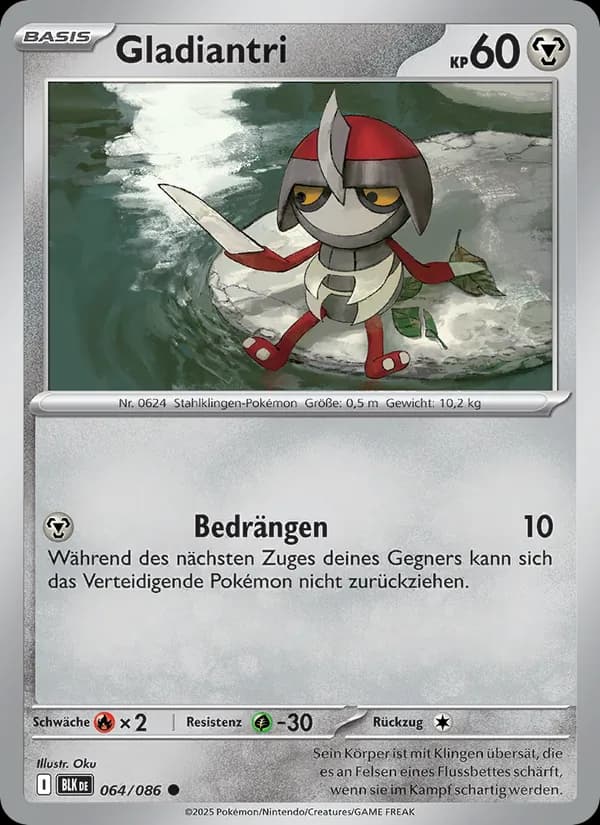 Gladiantri card in German