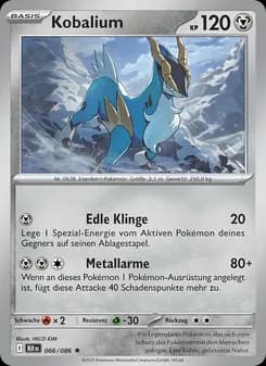Kobalium card in German