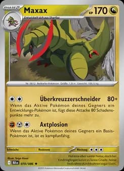 Maxax card in German
