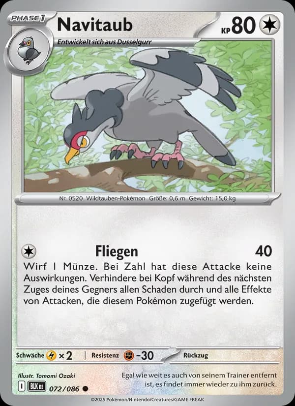 Navitaub card in German