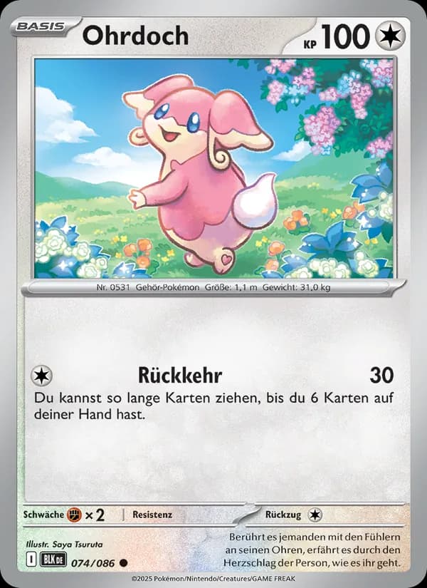Ohrdoch card in German