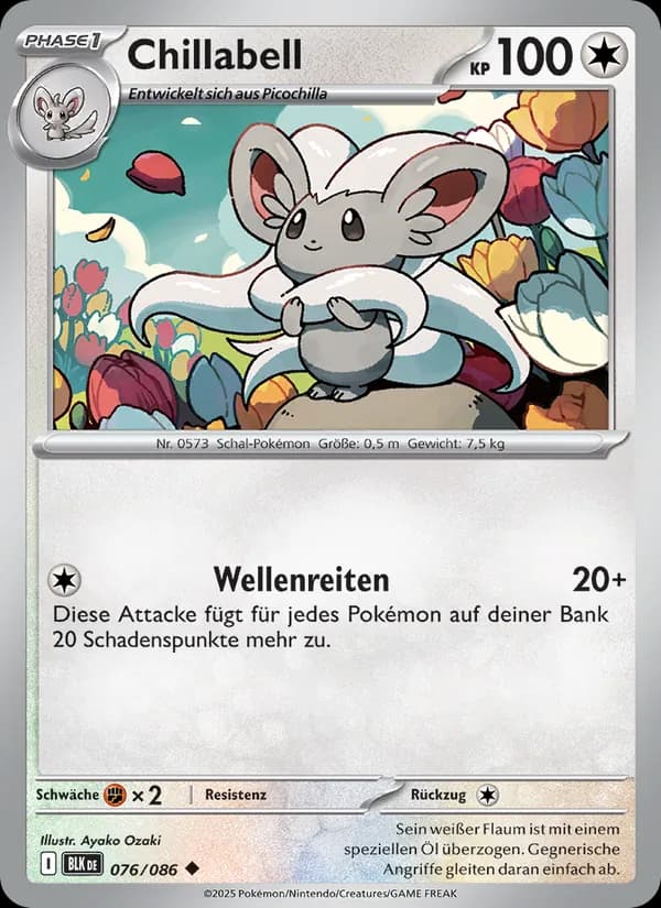 Chillabell card in German