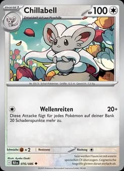 Chillabell card in German